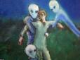 Втратив цноту з позаземною жінкою: Девід Хаггінс - художник, який спить з інопланетянками з 17 років і малює це на своїх картинах