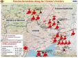 Більше 1000 танків та вдвічі більше бронетранспортерів півколом охоплюють Україну (карта)
