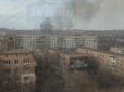 Стовп чорного диму видно здалека: В окупованому Донецьку спалахнула потужна пожежа (фото)