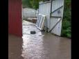 Автівки плавали у воді, загинули свійські птахи: Маріуполь затопило потужною зливою (відео)