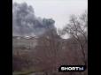 У окупованому Донецьку внаслідок обстрілу загорівся завод (фото)
