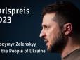 Народ України та Зеленський відзначені всеєвропейською премією Карла Великого