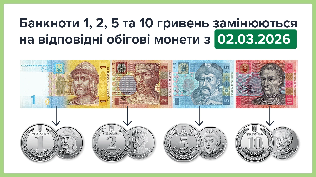 Частину купюр до 10 грн перестали приймати в магазинах: У чому причина та як їх обміняти