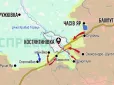 Карта бойових дій за 21-28 березня: провальні наступи росіян на Лиман, Костянтинівку і Слов'янськ, загроза під Гуляйполем